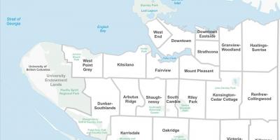 Vancouver kinnisvara kaardil
