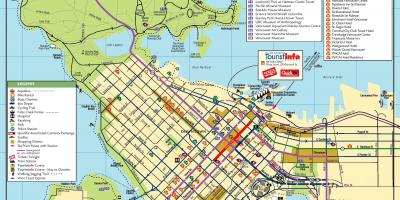 Downtown vancouver kaart vaatamisväärsused