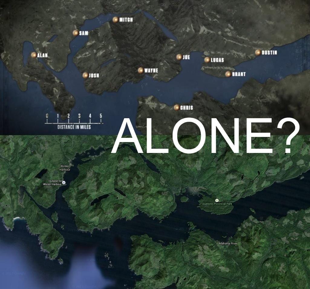 Kaart vancouveri saarel üksi