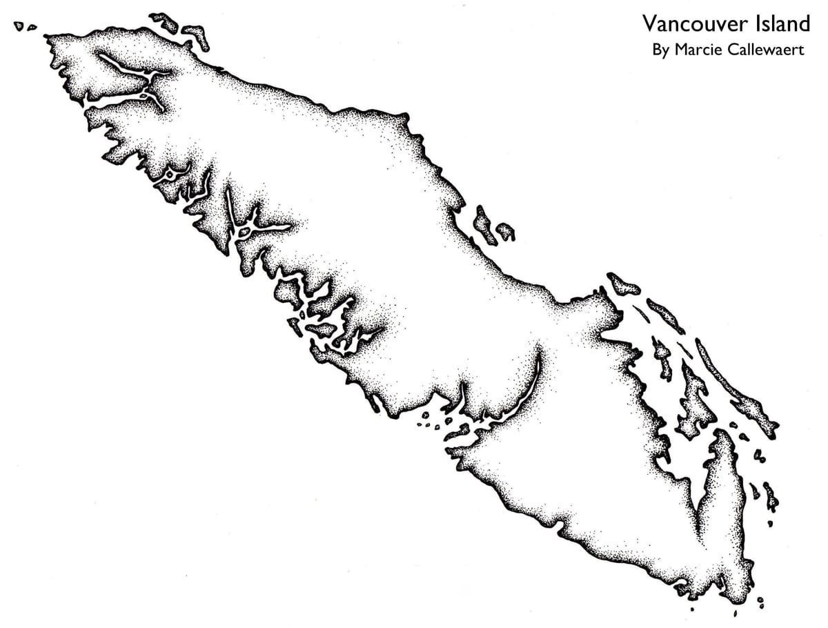 Kaart vancouver island ülevaade