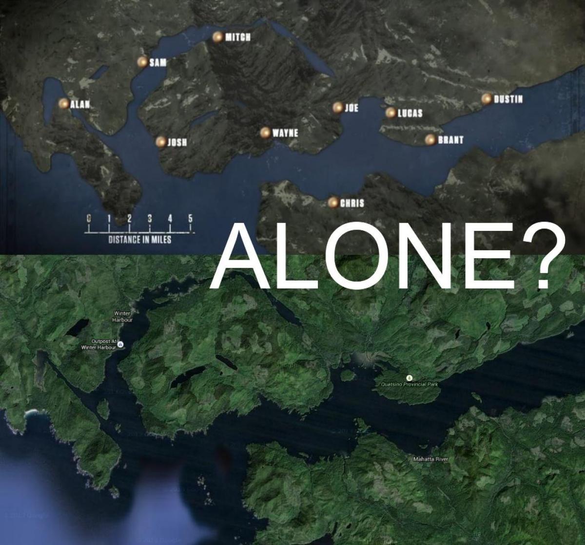 Kaart vancouveri saarel üksi