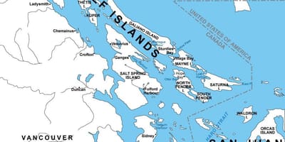 Kaart põhja-lahe saared 