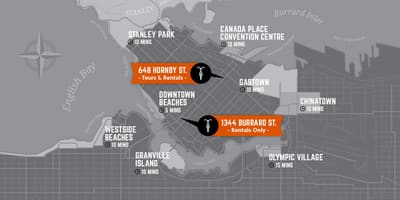 Kaart tsükkel ja guide vancouver island