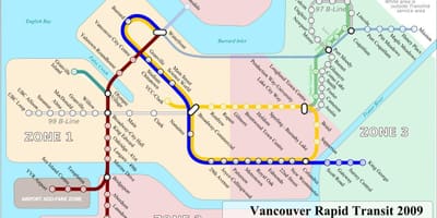 Ühistransport kaart vancouver