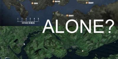 Kaart vancouveri saarel üksi