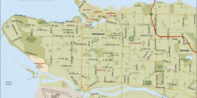 Vancouver asukoht kaardil