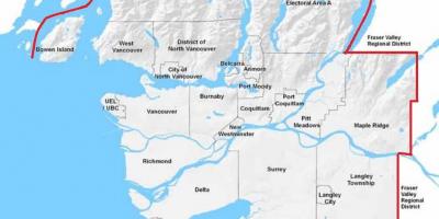 Vancouver toru kaart
