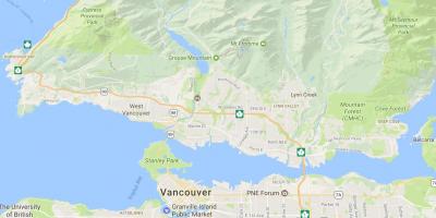 Vancouver island mäed kaart