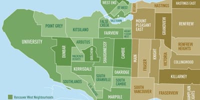 Kaart vancouver naabruses