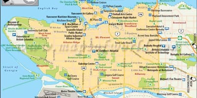 Kaart vancouver huvipunktide
